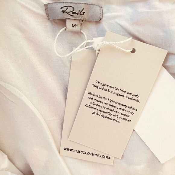 RAILS Sandy Linen Blend Shift Dress, Summer Airy Vacation Dress, Small (4/6) NWT - Picture 11 of 16
